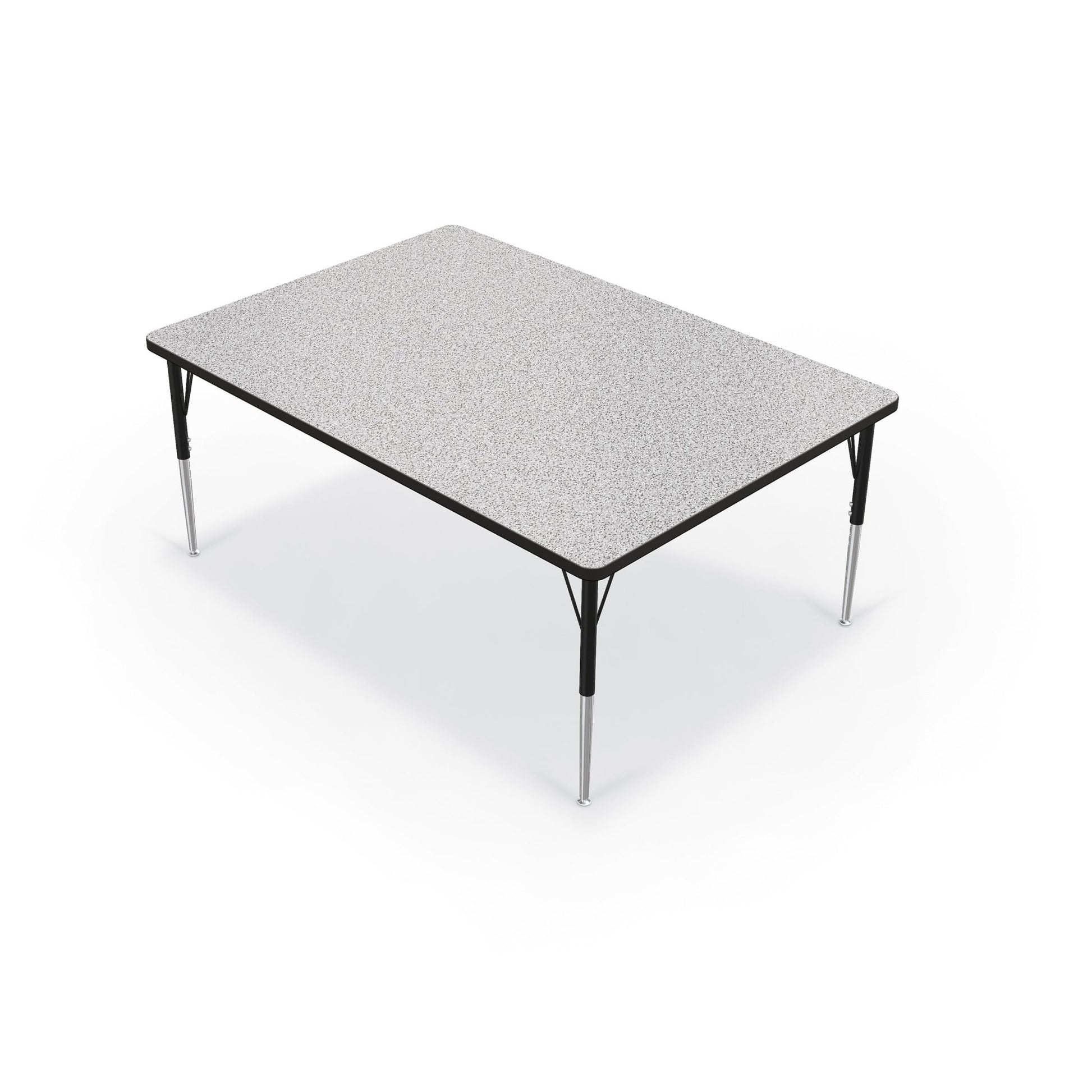 Mooreco Activity Table - 48"D x 60"W - Rectangle - Black Edgeband (Mooreco 90527-J) - SchoolOutlet