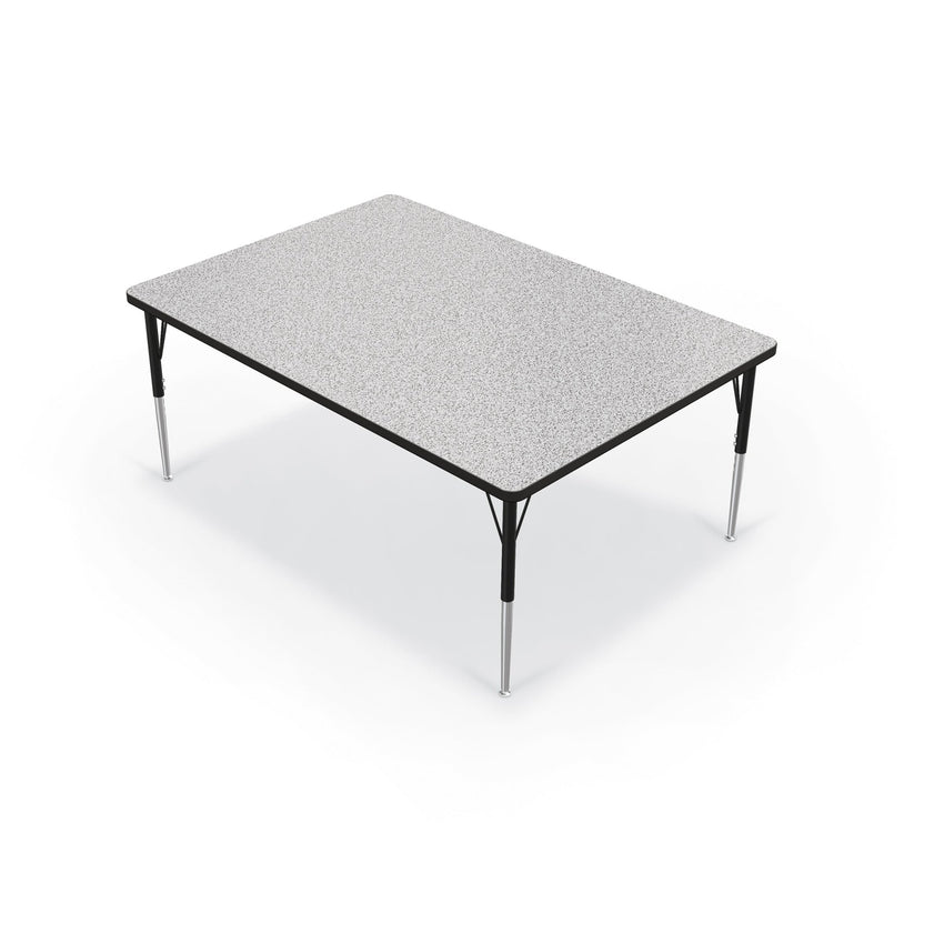 Mooreco Activity Table - 48"D x 60"W - Rectangle - Black Edgeband (Mooreco 90527-J) - SchoolOutlet