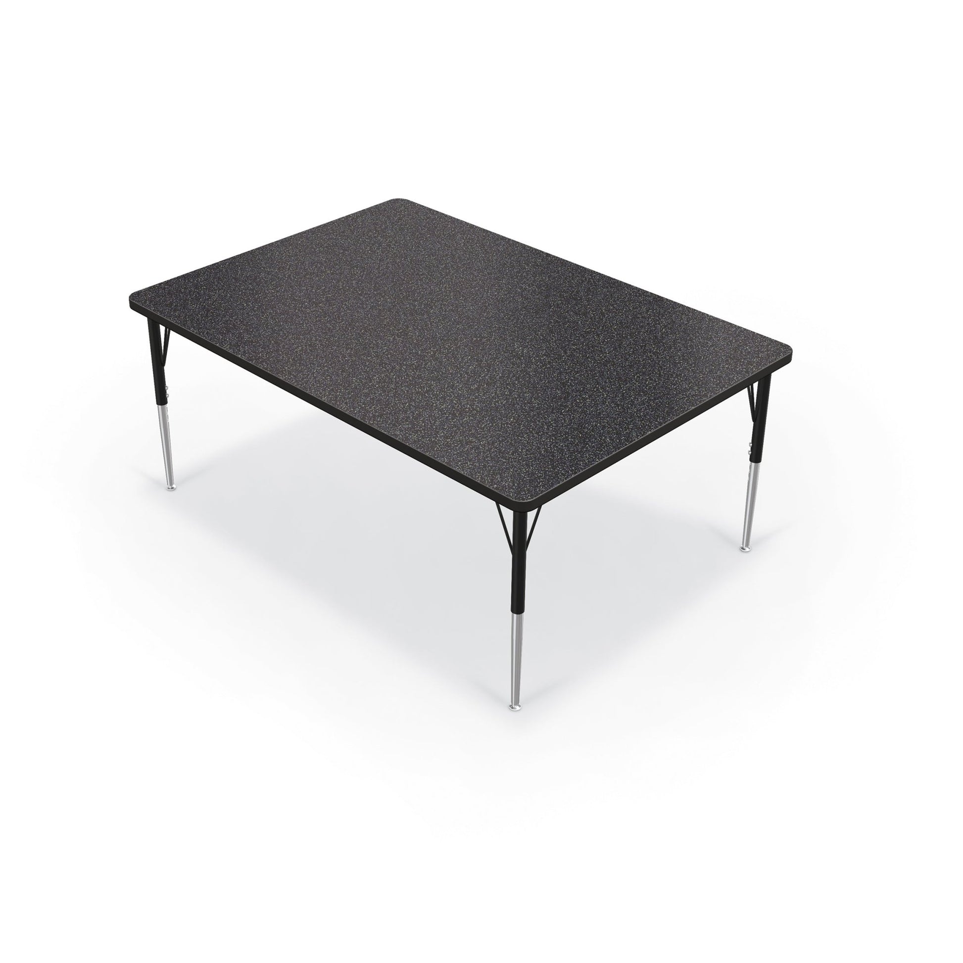Mooreco Activity Table - 48"D x 60"W - Rectangle - Black Edgeband (Mooreco 90527-J) - SchoolOutlet