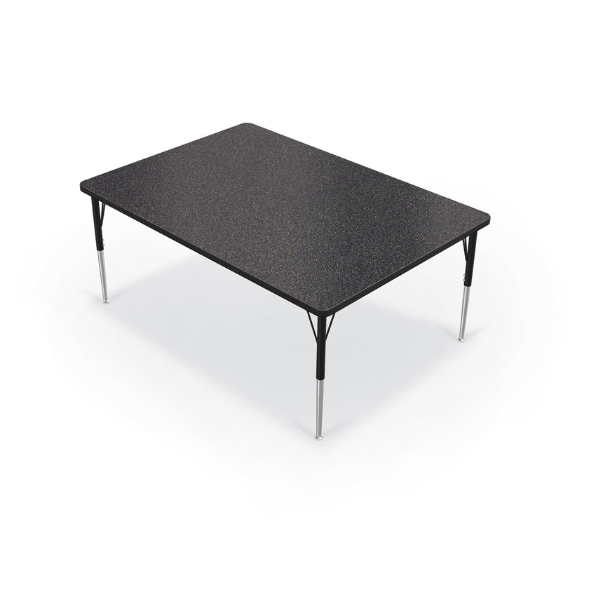 Mooreco Activity Table - 48"D x 60"W - Rectangle - Black Edgeband (Mooreco 90527-J) - SchoolOutlet