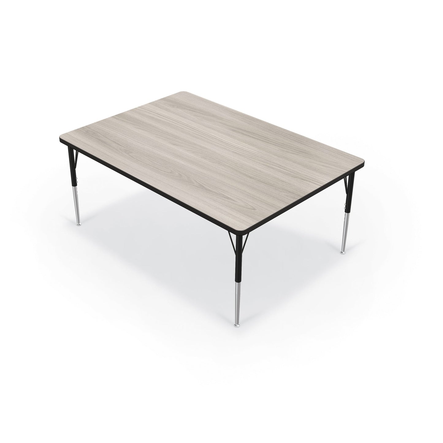 Mooreco Activity Table - 48"D x 60"W - Rectangle - Black Edgeband (Mooreco 90527-J) - SchoolOutlet