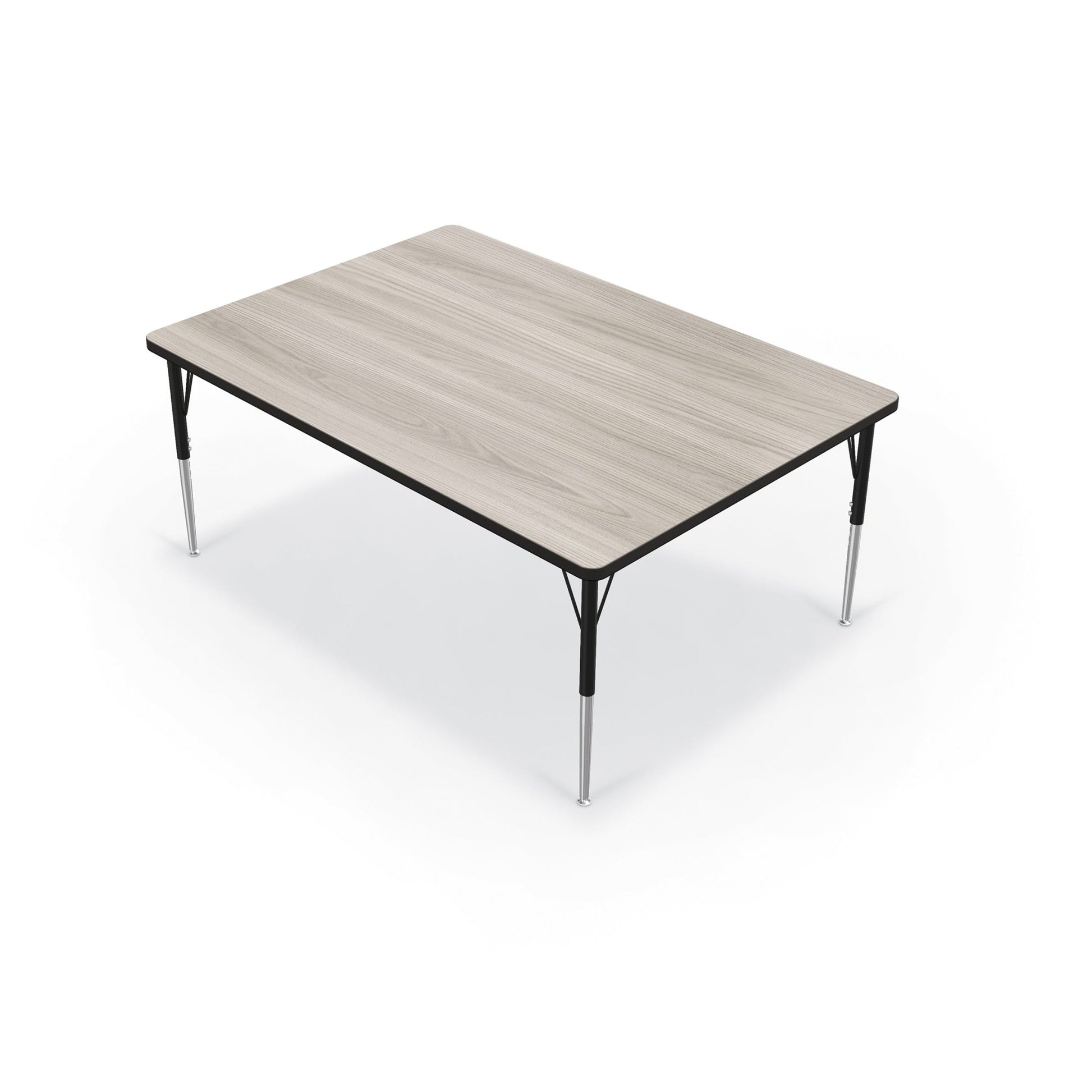Mooreco Activity Table - 48"D x 60"W - Rectangle - Black Edgeband (Mooreco 90527-J) - SchoolOutlet