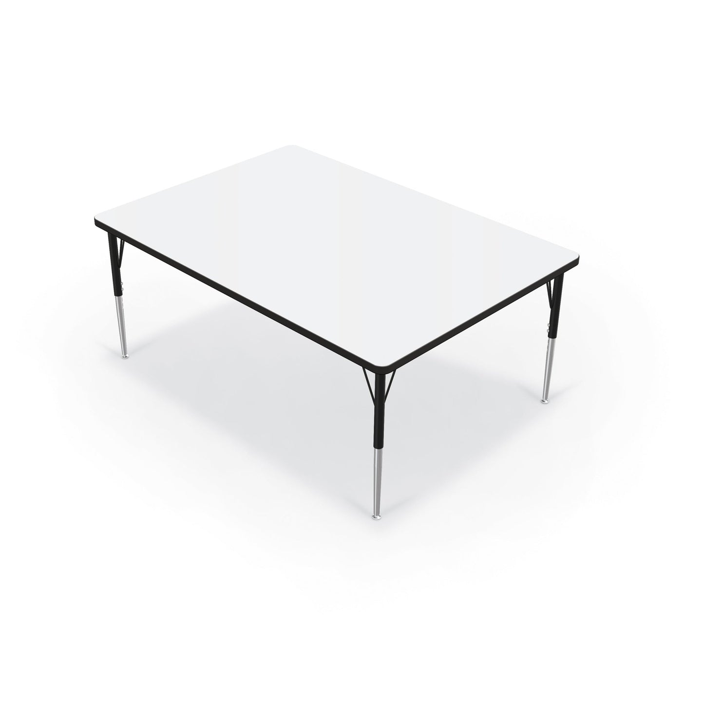 Mooreco Activity Table - 48"D x 60"W - Rectangle - Black Edgeband (Mooreco 90527-J) - SchoolOutlet