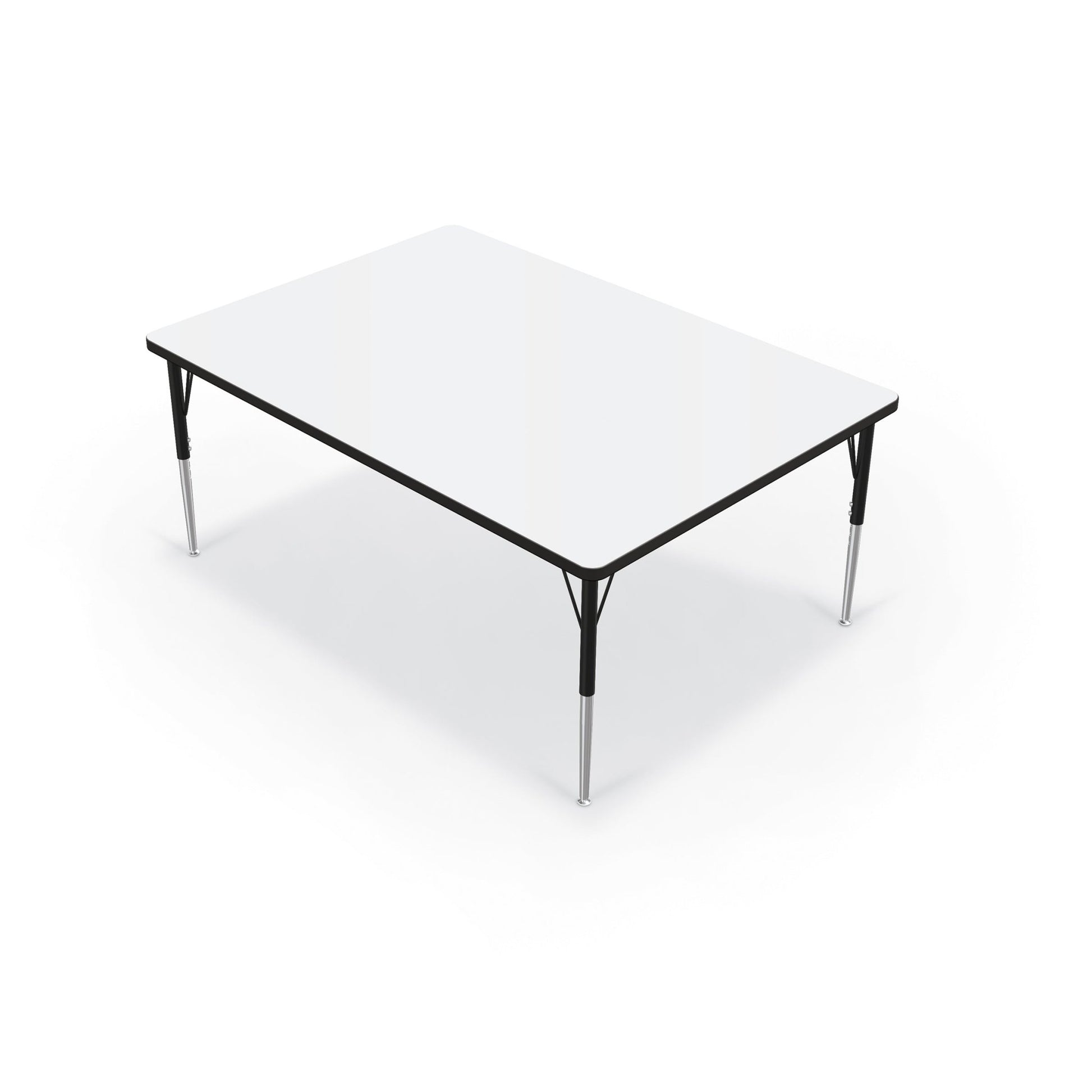 Mooreco Activity Table - 48"D x 60"W - Rectangle - Black Edgeband (Mooreco 90527-J) - SchoolOutlet