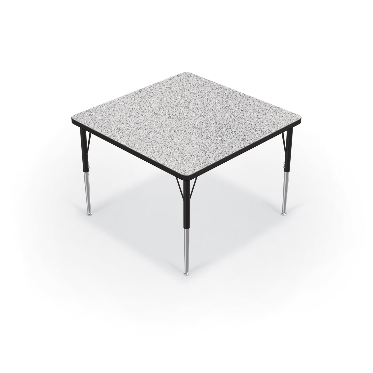 Mooreco Activity Table - 36"D x 36"W - Square - Black Edgeband (Mooreco 90527-K) - SchoolOutlet