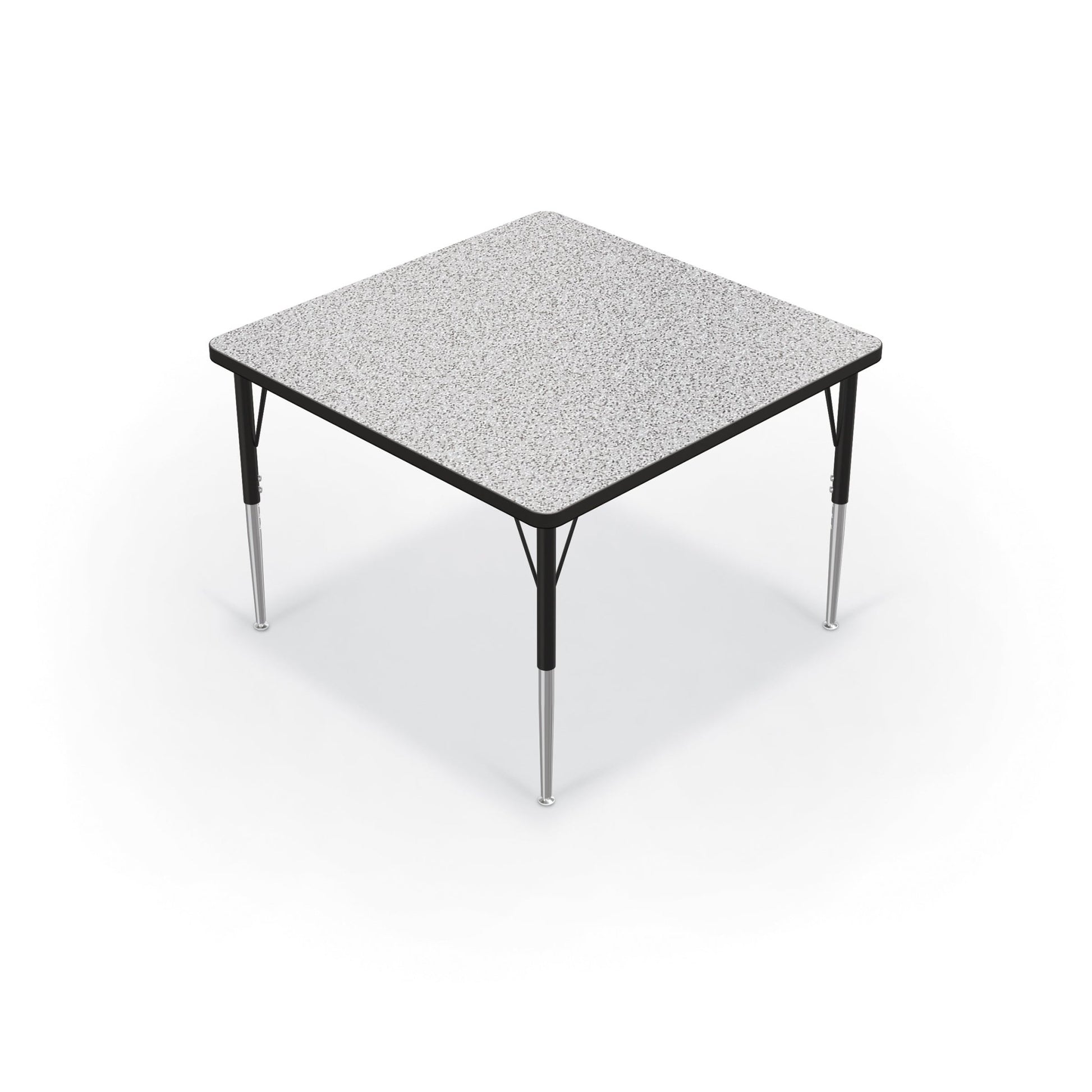 Mooreco Activity Table - 36"D x 36"W - Square - Black Edgeband (Mooreco 90527-K) - SchoolOutlet