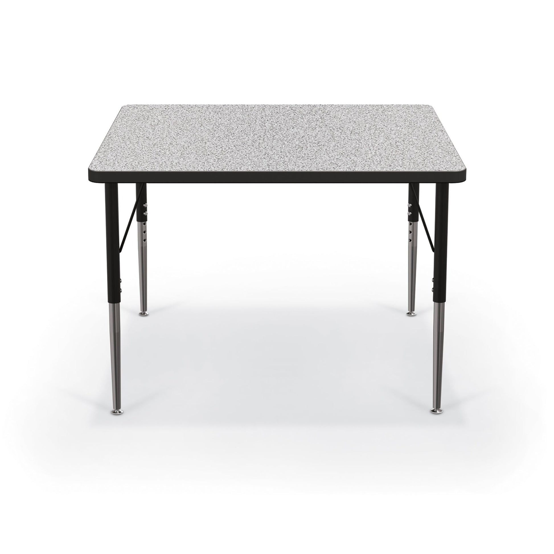 Mooreco Activity Table - 36"D x 36"W - Square - Black Edgeband (Mooreco 90527-K) - SchoolOutlet