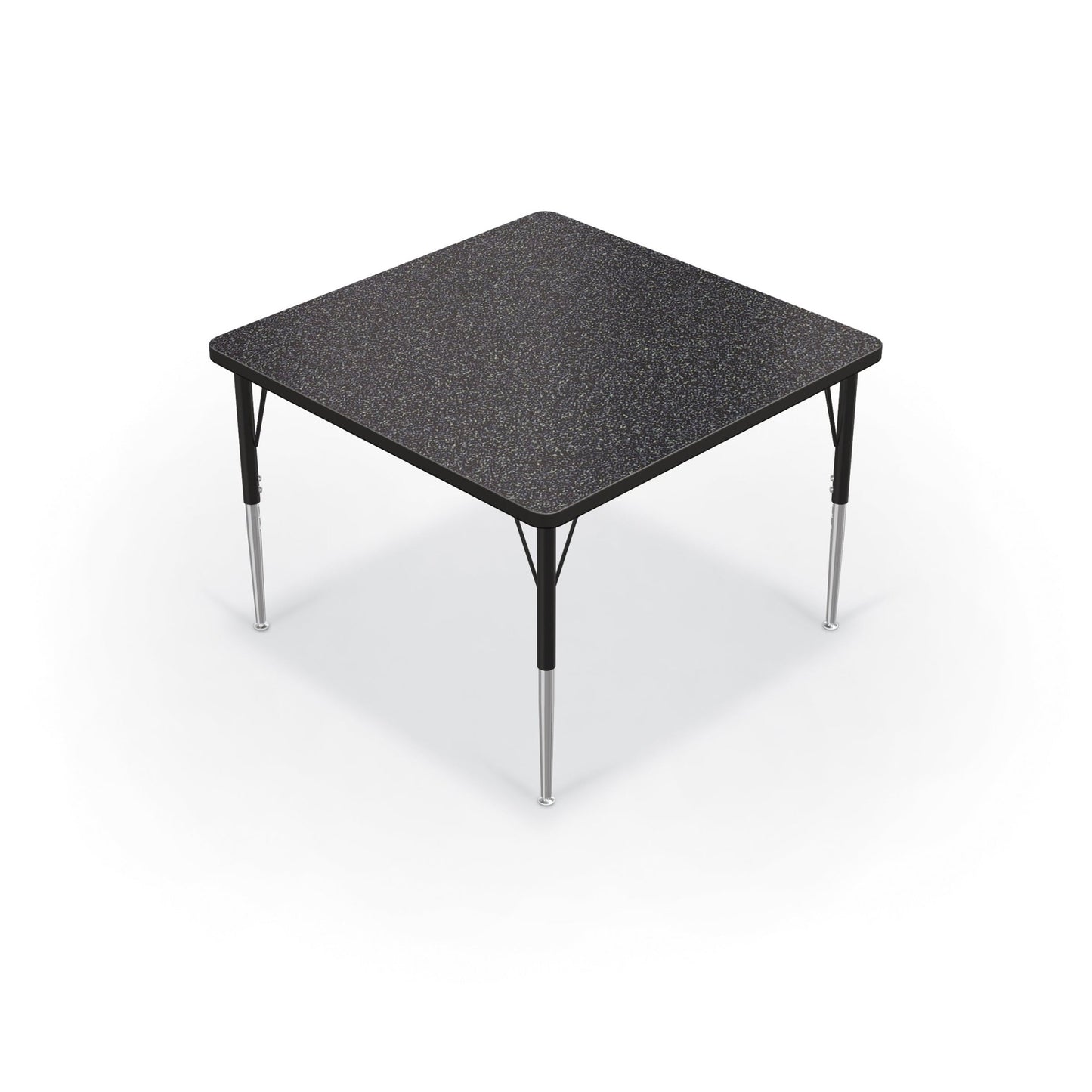 Mooreco Activity Table - 36"D x 36"W - Square - Black Edgeband (Mooreco 90527-K) - SchoolOutlet