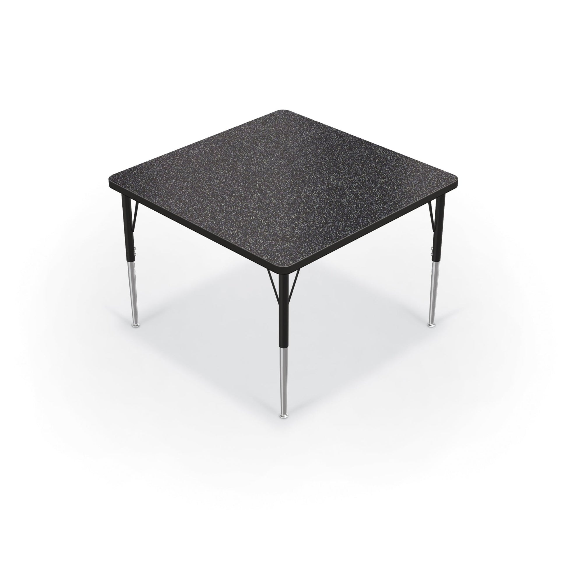 Mooreco Activity Table - 36"D x 36"W - Square - Black Edgeband (Mooreco 90527-K) - SchoolOutlet