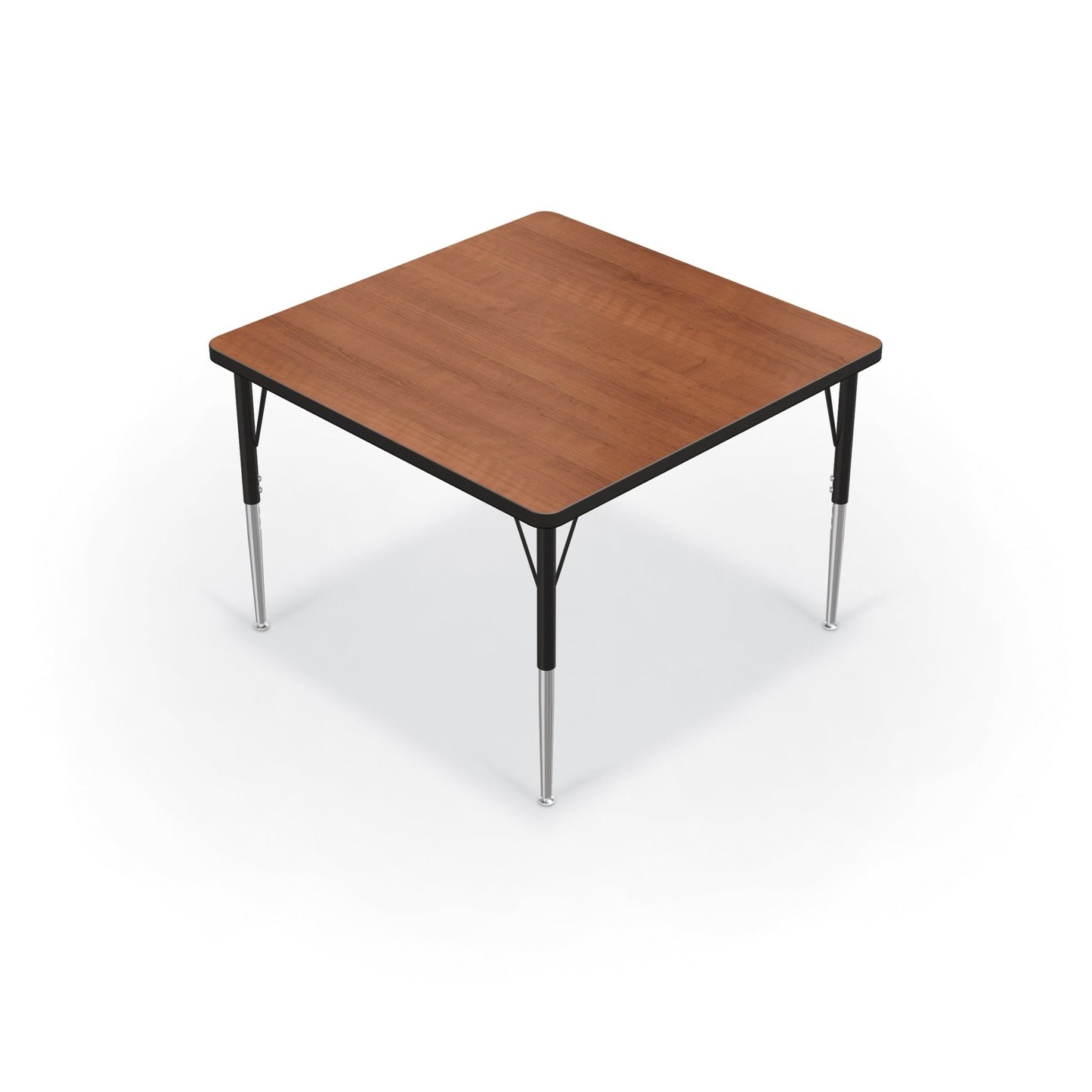 Mooreco Activity Table - 36"D x 36"W - Square - Black Edgeband (Mooreco 90527-K) - SchoolOutlet