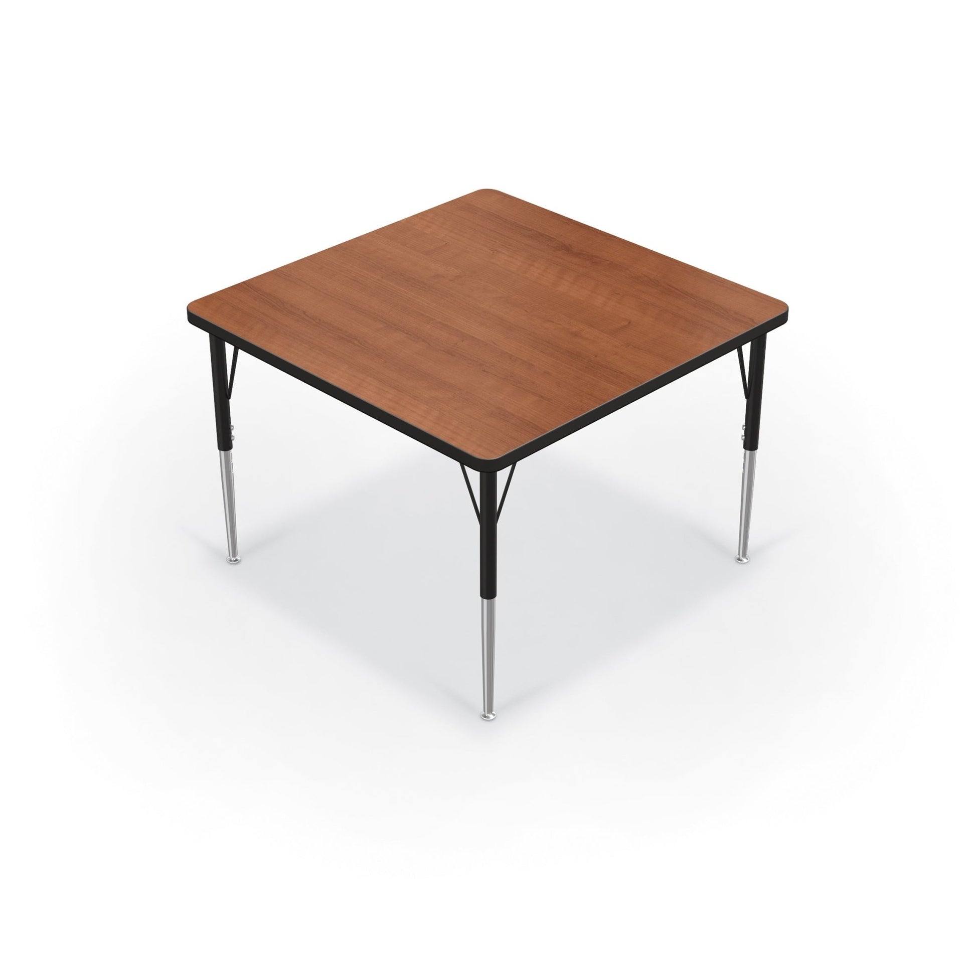 Mooreco Activity Table - 36"D x 36"W - Square - Black Edgeband (Mooreco 90527-K) - SchoolOutlet
