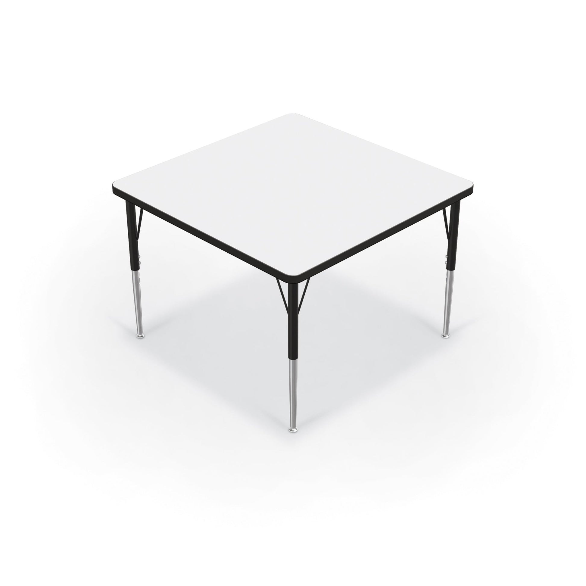 Mooreco Activity Table - 36"D x 36"W - Square - Black Edgeband (Mooreco 90527-K) - SchoolOutlet