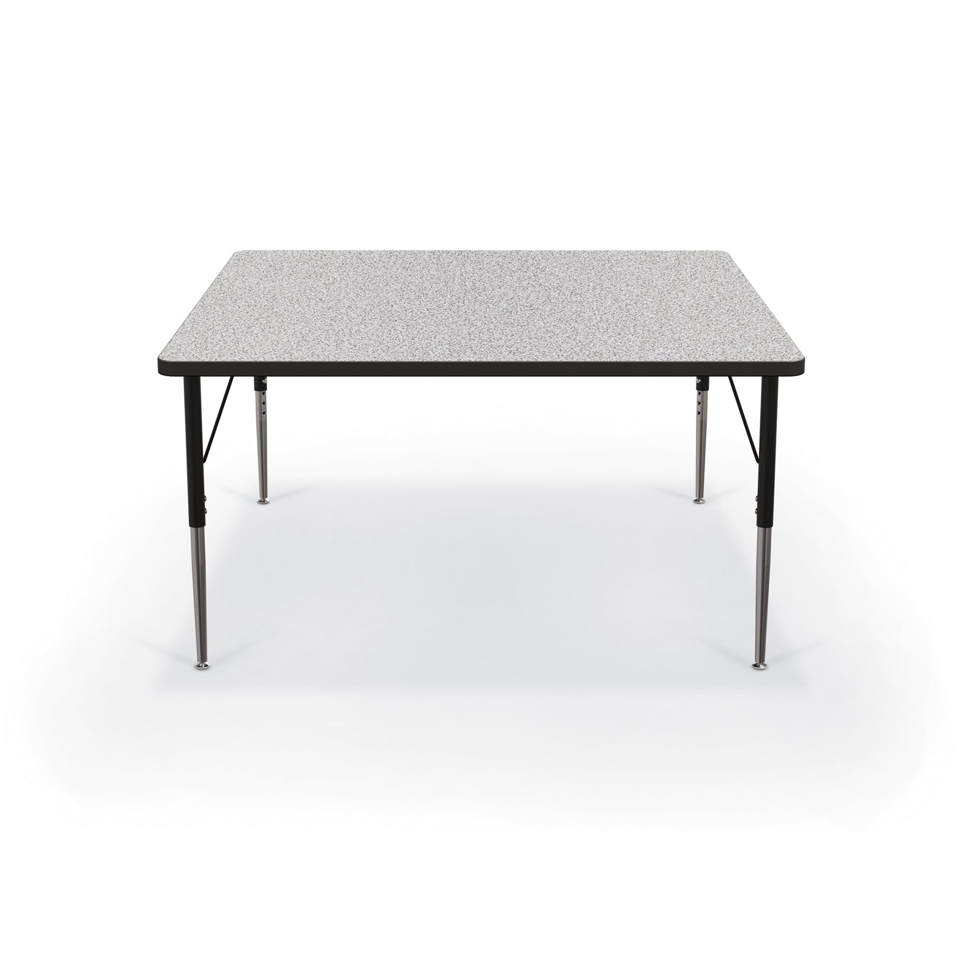 Mooreco Activity Table - 48"D x 48"W - Square - Black Edgeband (Mooreco 90527-L) - SchoolOutlet