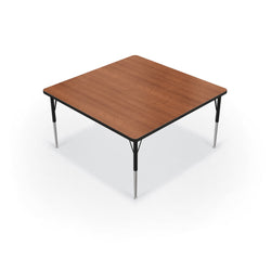 Mooreco Activity Table - 48"D x 48"W - Square - Black Edgeband (Mooreco 90527-L)