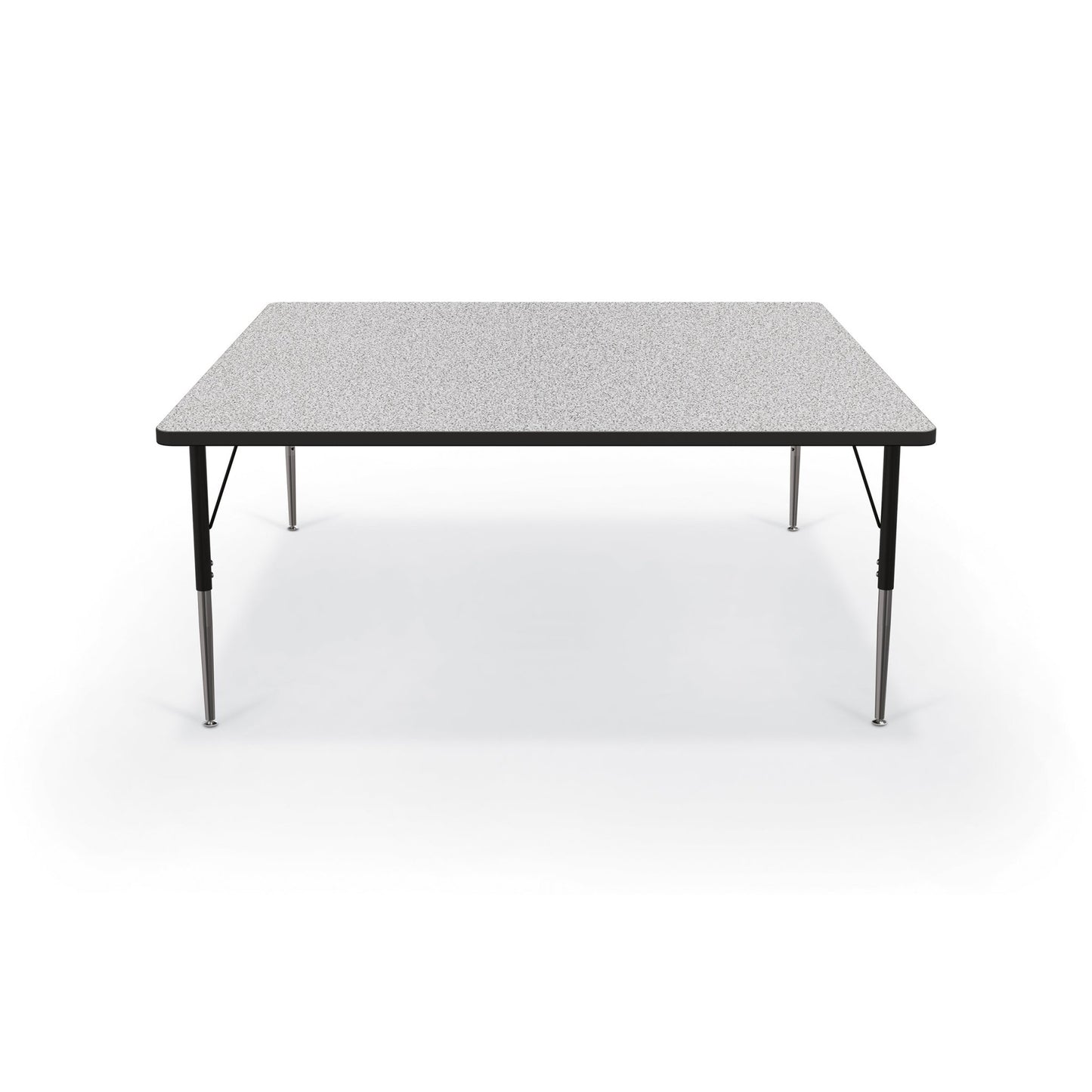 Mooreco Activity Table - 60"D x 60"W - Square - Black Edgeband (Mooreco 90527-M) - SchoolOutlet