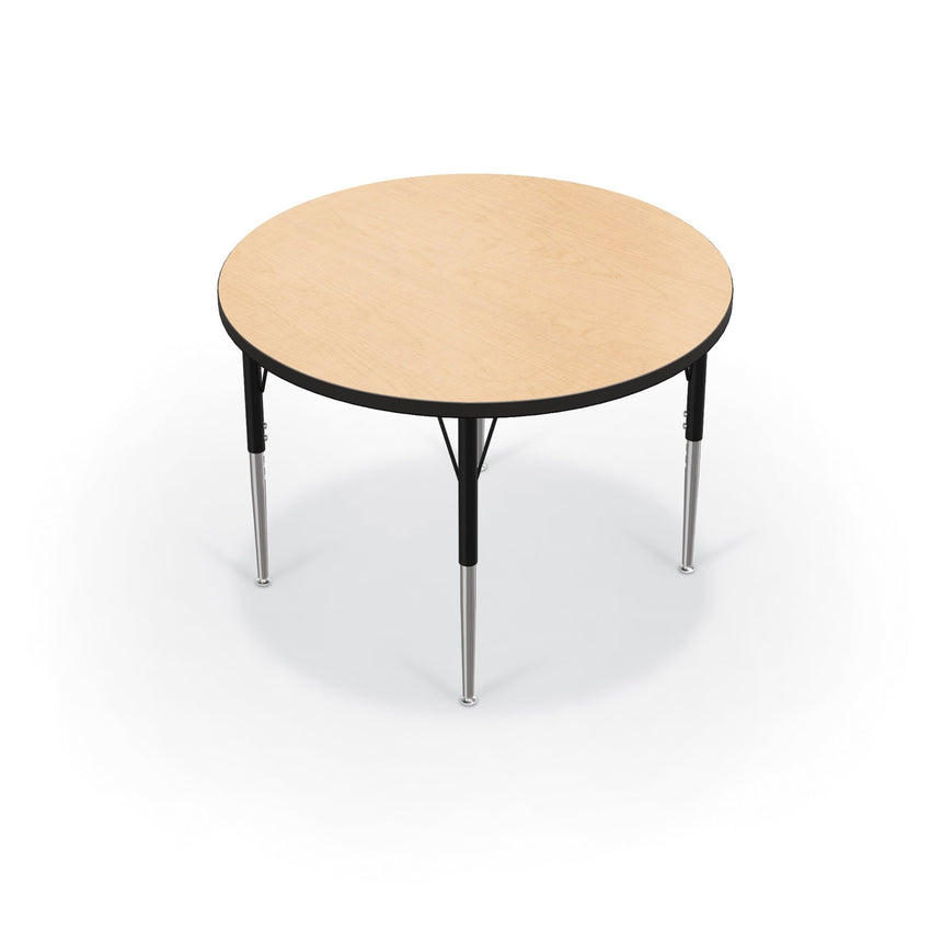 Mooreco Activity Table - 36" Round - Black Edgeband (Mooreco 90527-N) - SchoolOutlet