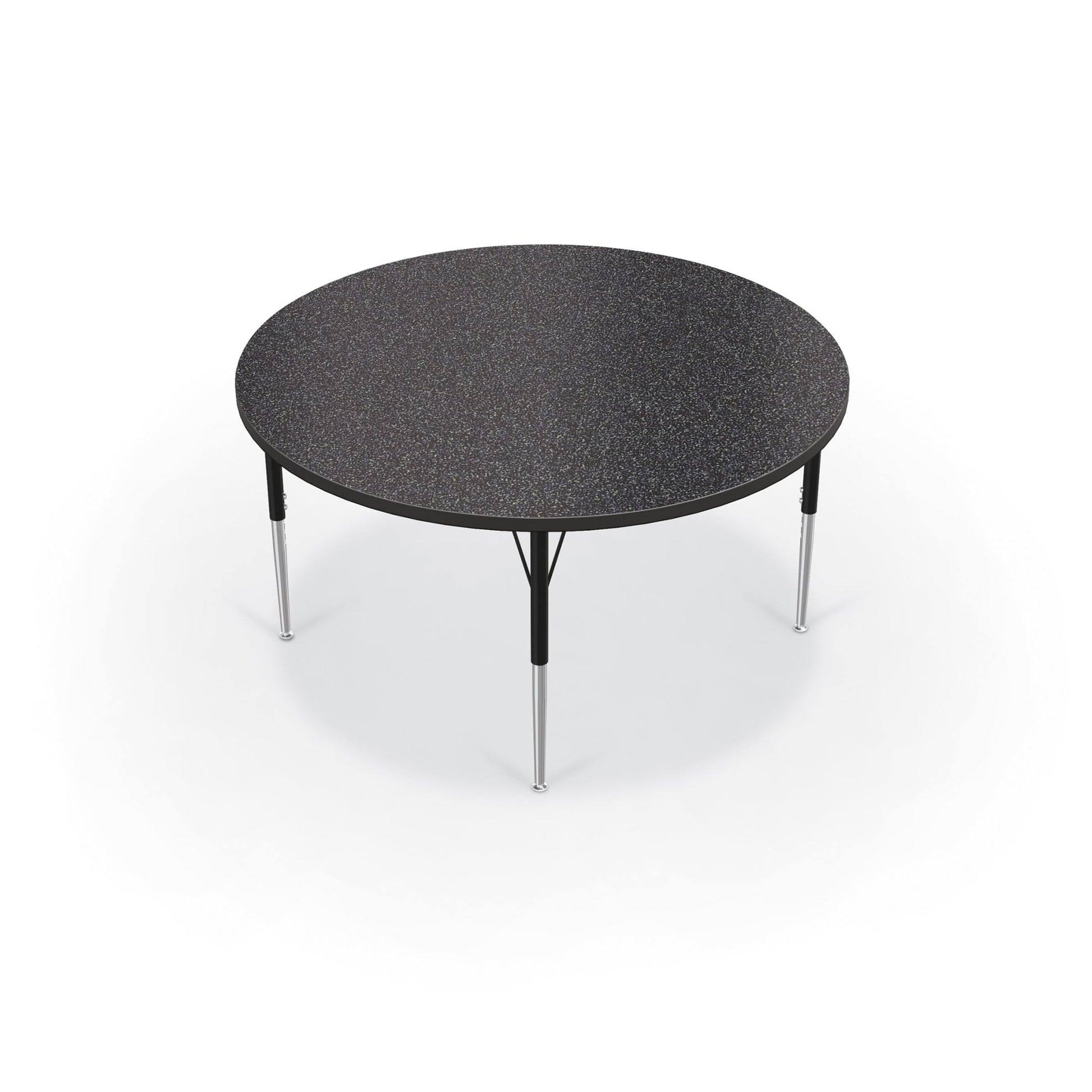 Mooreco Activity Table - 48" Round - Black Edgeband (Mooreco 90527-Q) - SchoolOutlet
