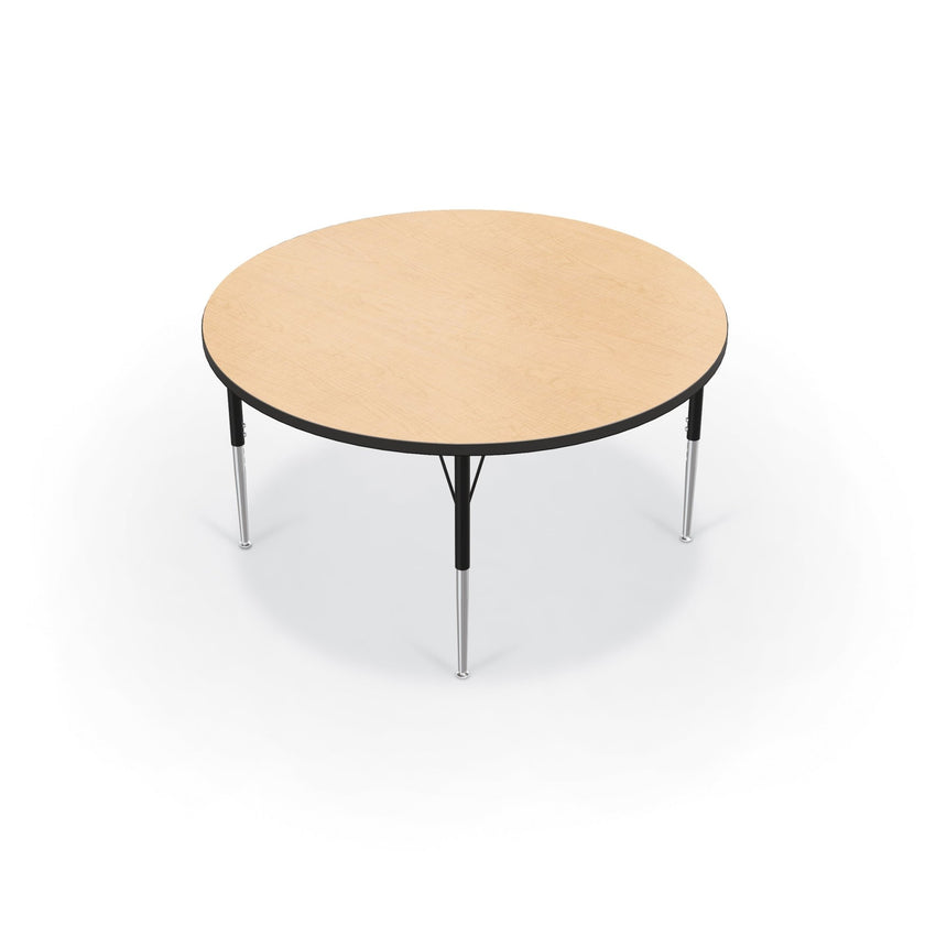 Mooreco Activity Table - 48" Round - Black Edgeband (Mooreco 90527-Q) - SchoolOutlet