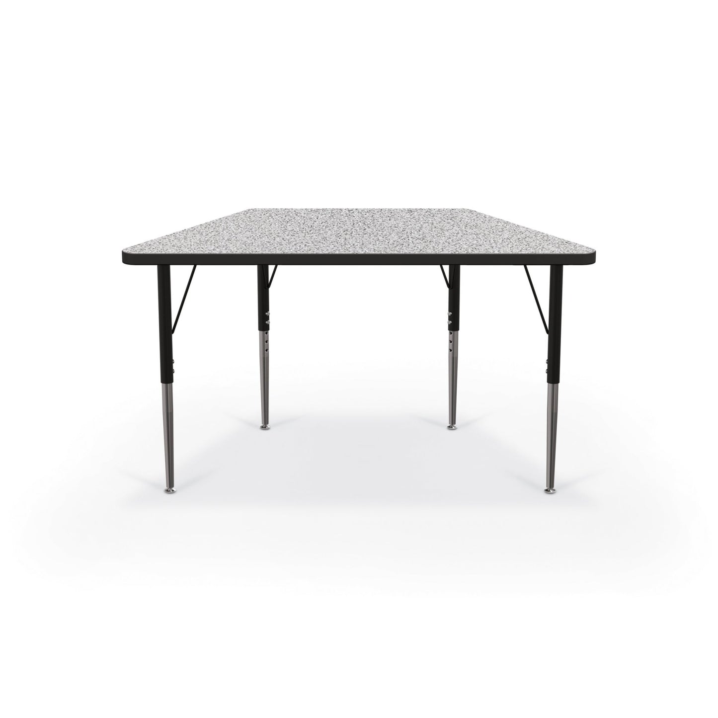 Mooreco Activity Table - 24"D x 48"W - Trapezoid - Black Edgeband (Mooreco 90527-R) - SchoolOutlet