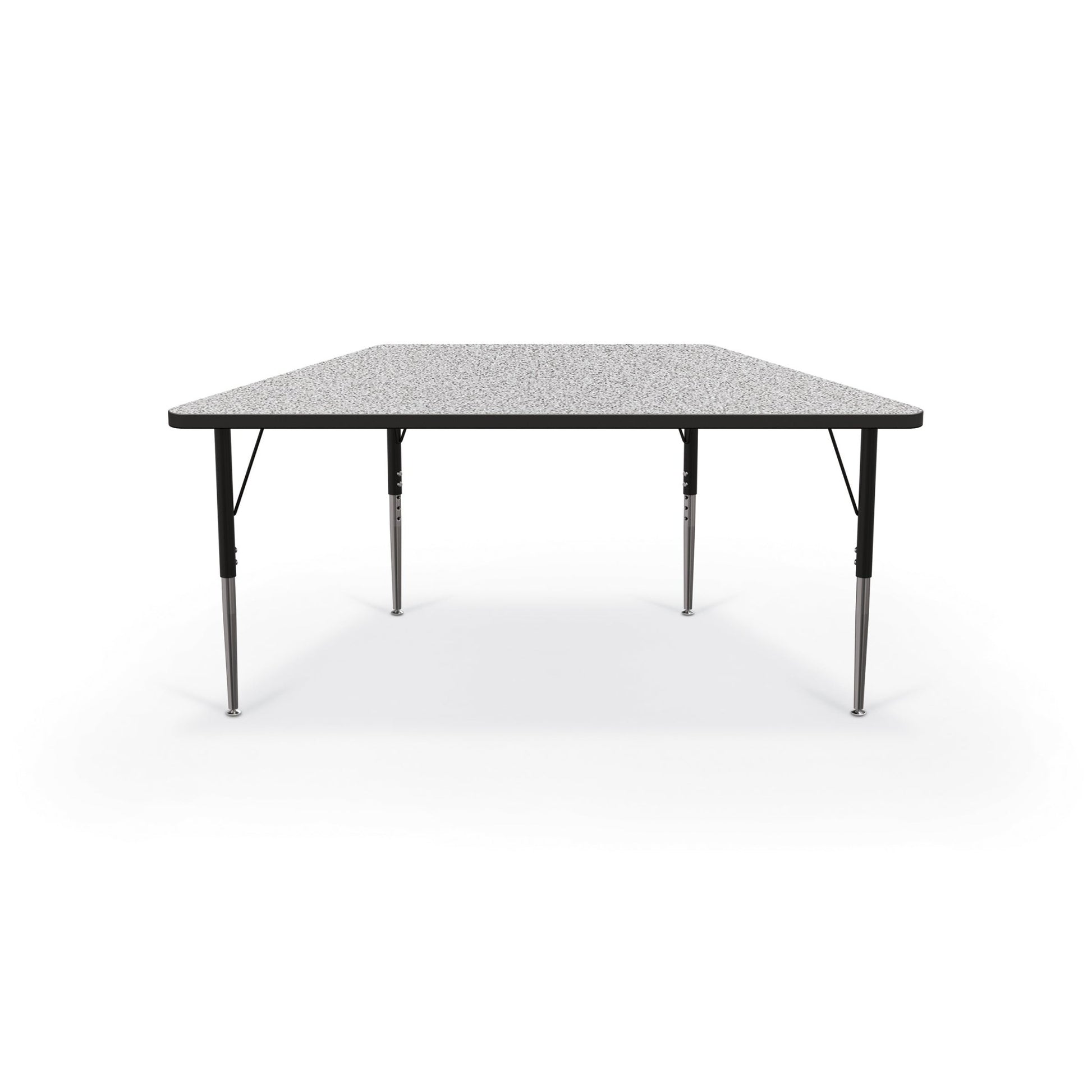 Mooreco Activity Table - 30"D x 60"W - Trapezoid - Black Edgeband (Mooreco 90527-S) - SchoolOutlet
