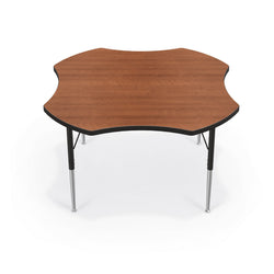 Mooreco Activity Table - 48" Clover - Black Edgeband (Mooreco 90527-T)