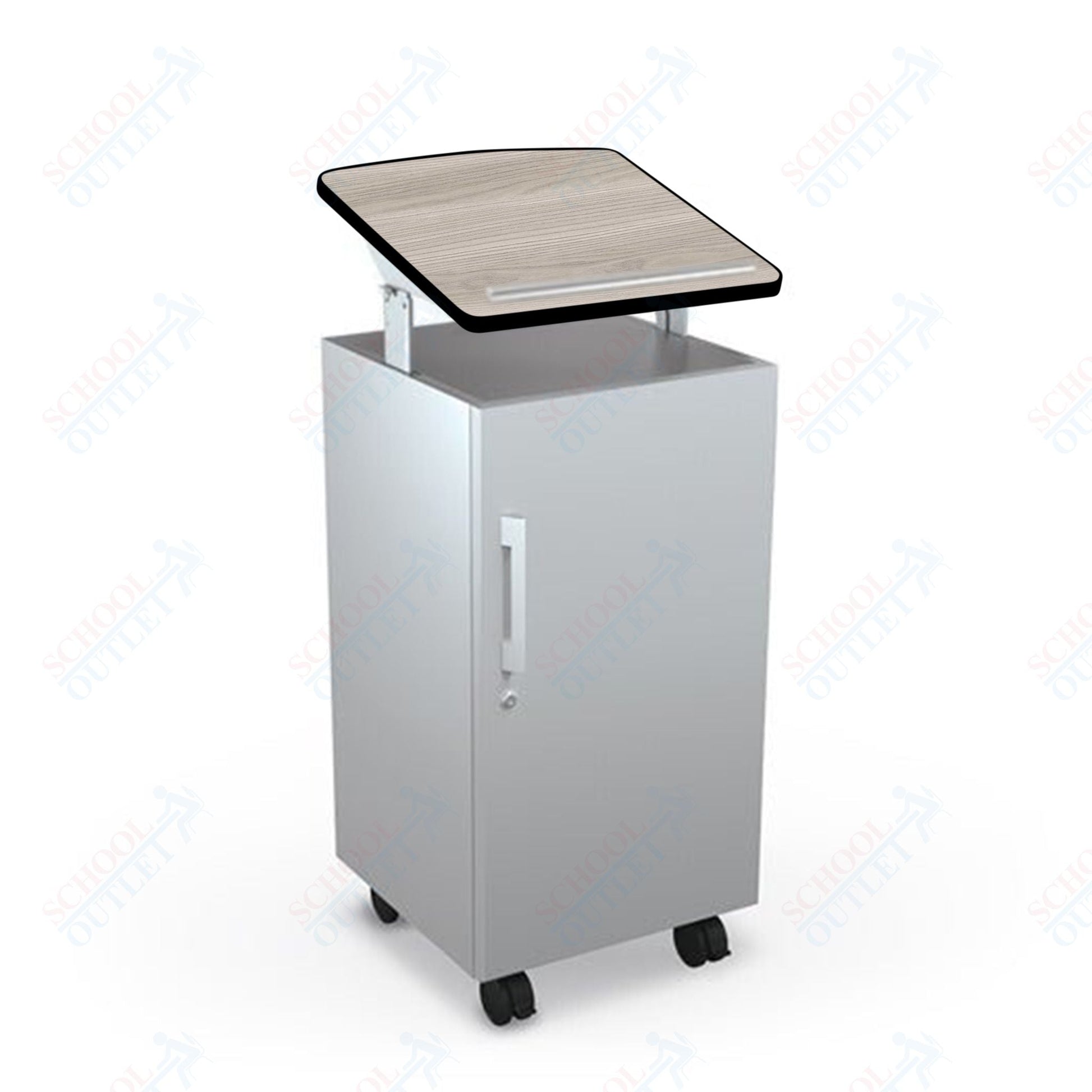 Mooreco Avid Podium - 43" - 49"H x 19.8"W x 20.8"D (Mooreco 91198) - SchoolOutlet