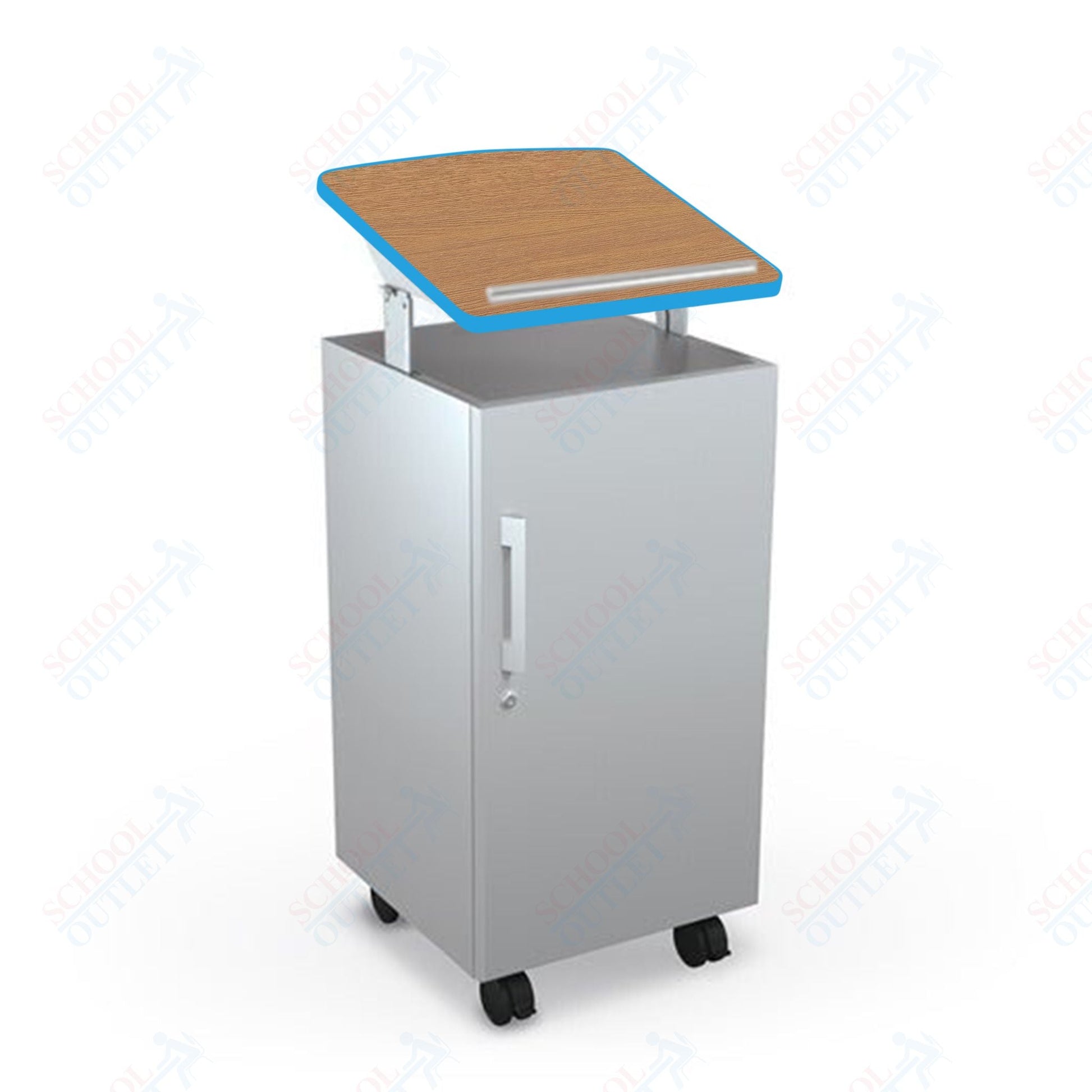 Mooreco Avid Podium - 43" - 49"H x 19.8"W x 20.8"D (Mooreco 91198) - SchoolOutlet