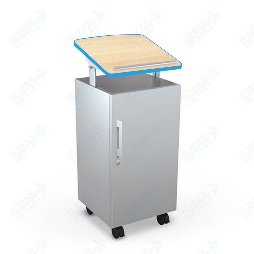 Mooreco Avid Podium - 43" - 49"H x 19.8"W x 20.8"D (Mooreco 91198) - SchoolOutlet