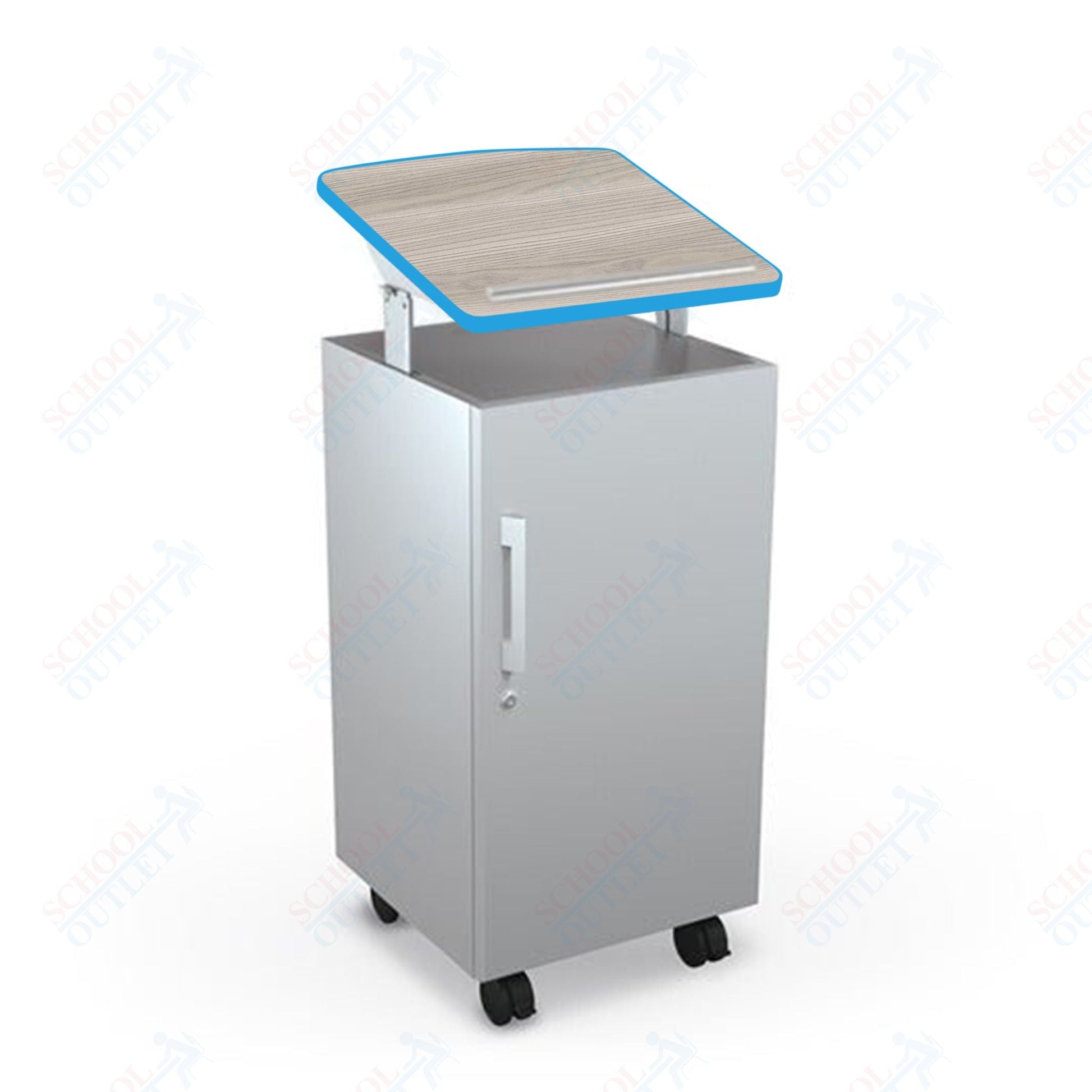 Mooreco Avid Podium - 43" - 49"H x 19.8"W x 20.8"D (Mooreco 91198) - SchoolOutlet