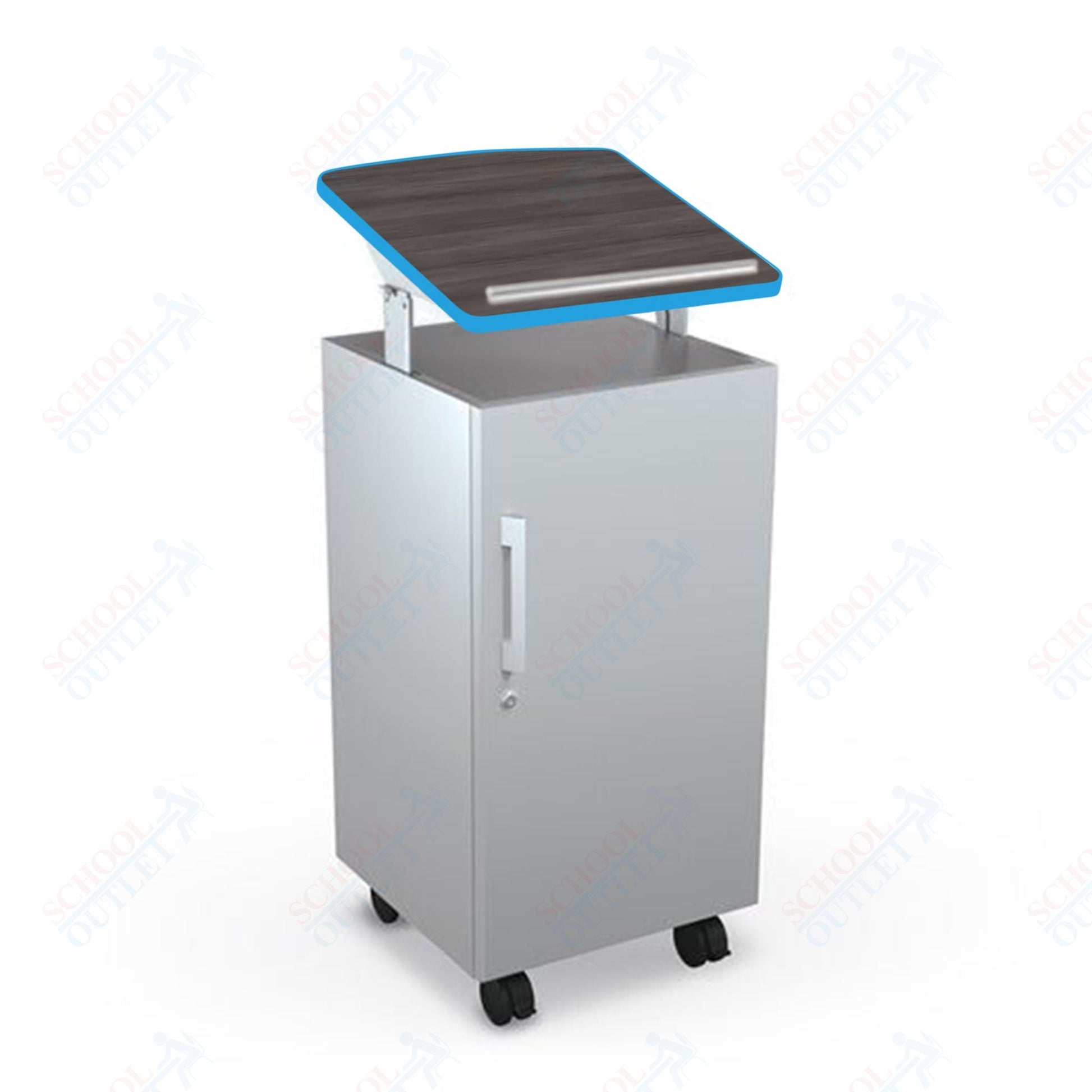 Mooreco Avid Podium - 43" - 49"H x 19.8"W x 20.8"D (Mooreco 91198) - SchoolOutlet