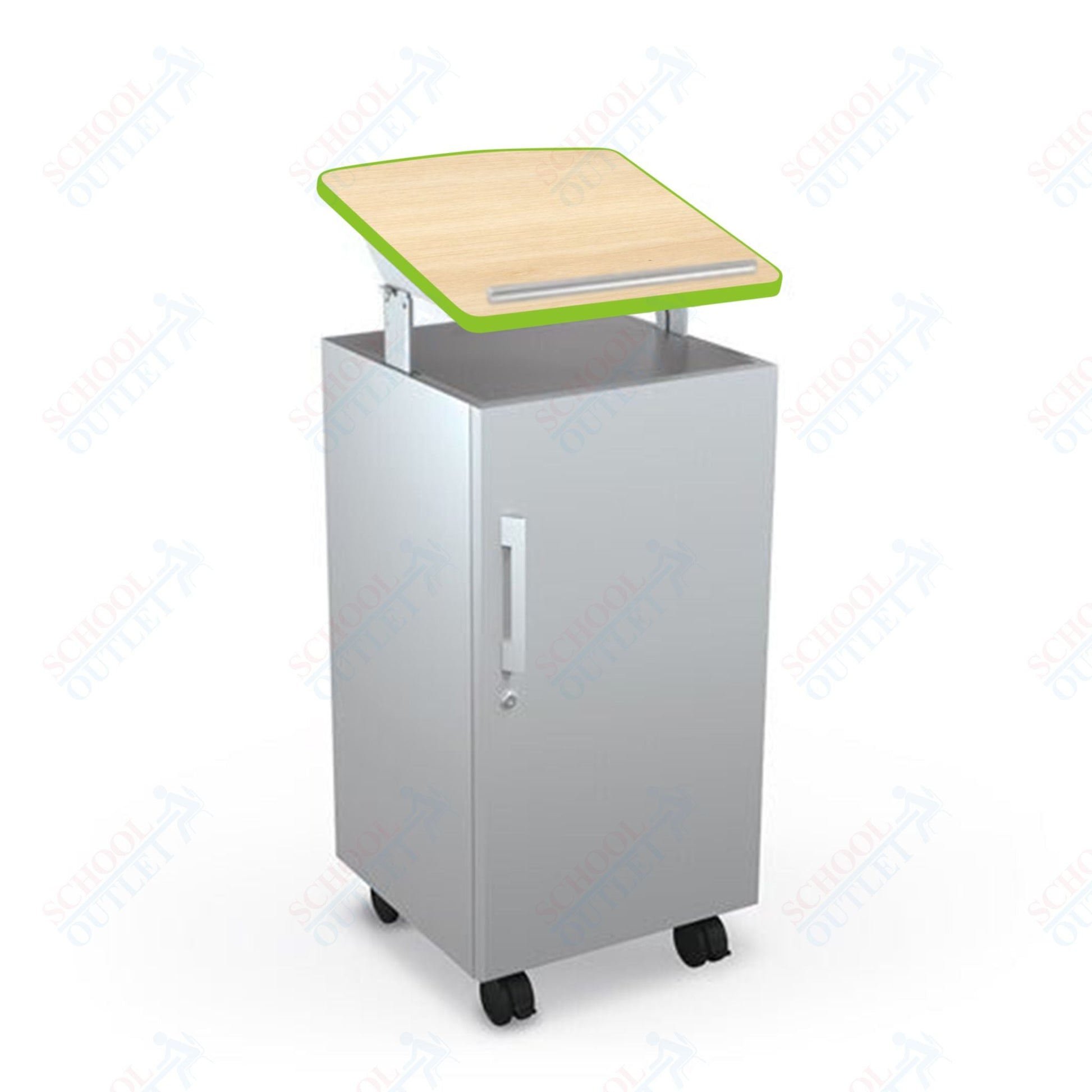Mooreco Avid Podium - 43" - 49"H x 19.8"W x 20.8"D (Mooreco 91198) - SchoolOutlet