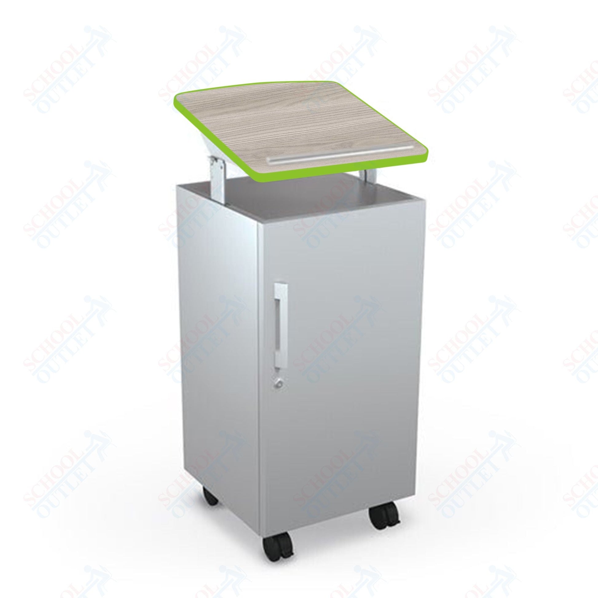 Mooreco Avid Podium - 43" - 49"H x 19.8"W x 20.8"D (Mooreco 91198) - SchoolOutlet