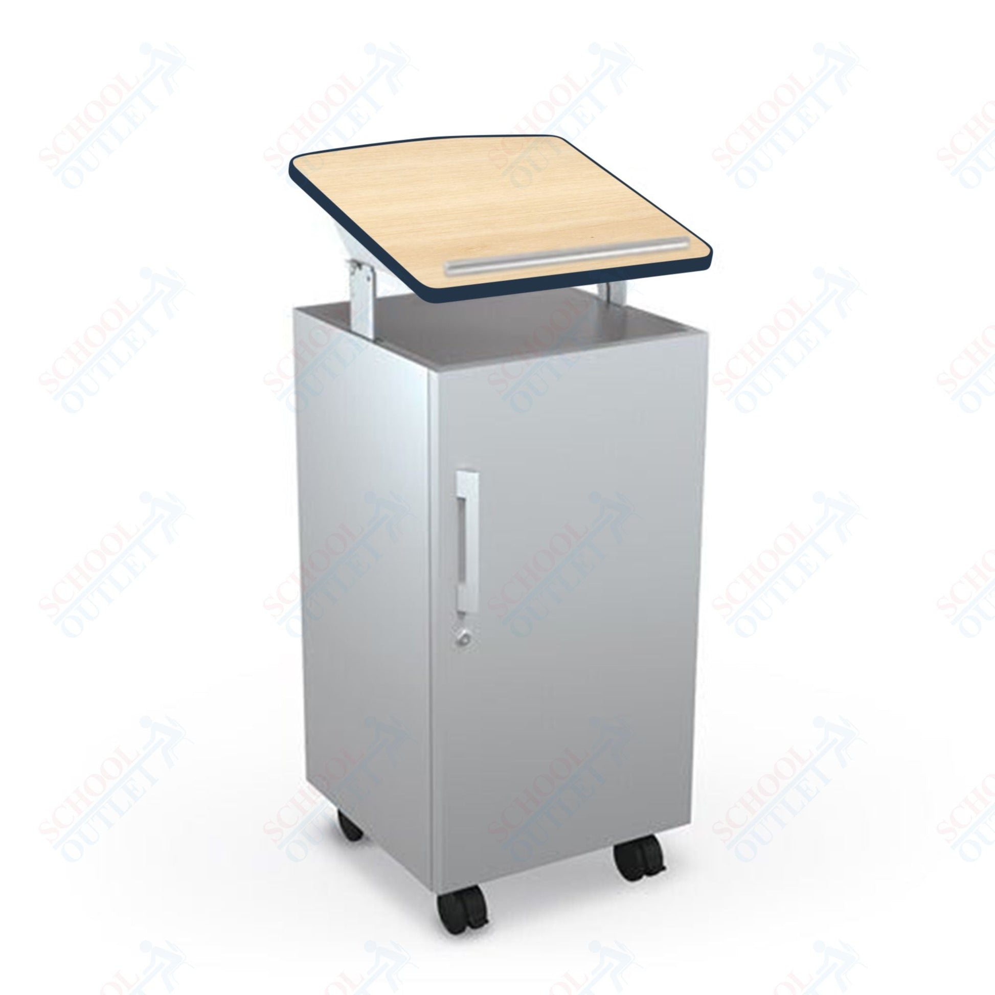 Mooreco Avid Podium - 43" - 49"H x 19.8"W x 20.8"D (Mooreco 91198) - SchoolOutlet