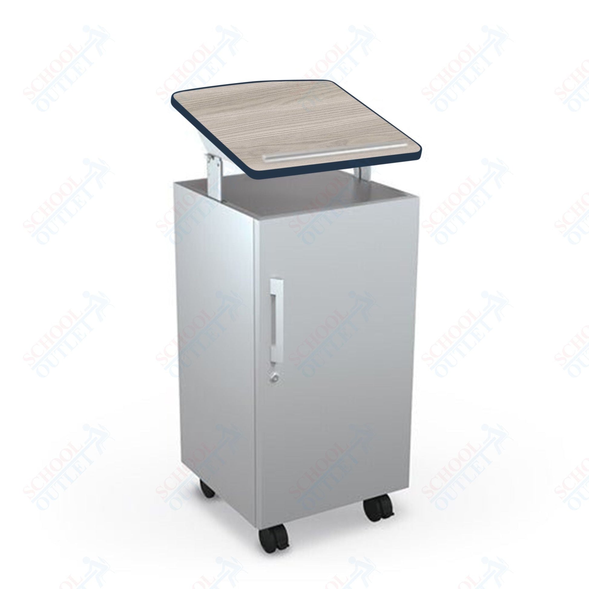Mooreco Avid Podium - 43" - 49"H x 19.8"W x 20.8"D (Mooreco 91198) - SchoolOutlet