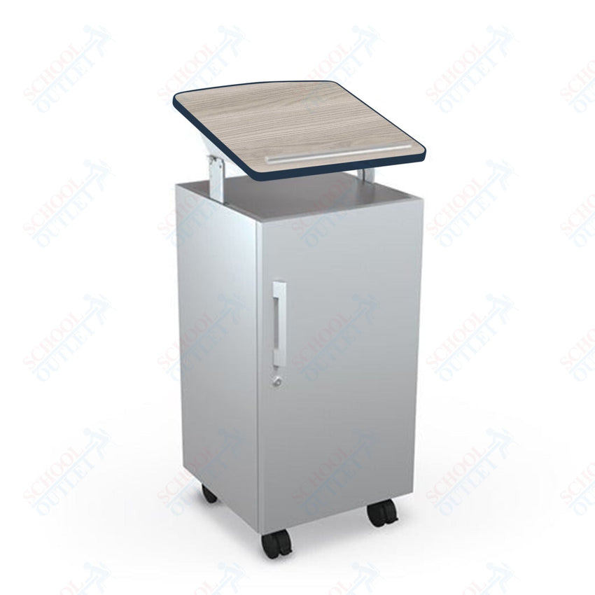 Mooreco Avid Podium - 43" - 49"H x 19.8"W x 20.8"D (Mooreco 91198) - SchoolOutlet