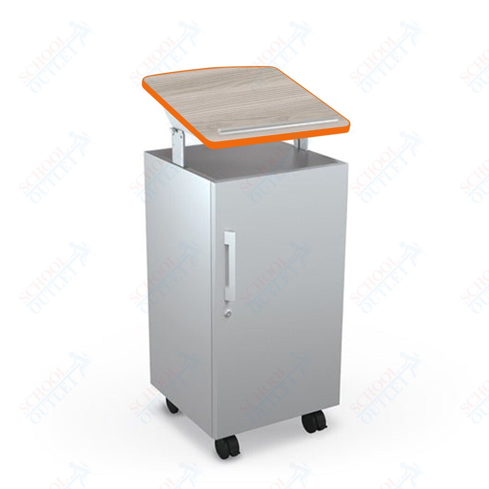 Mooreco Avid Podium - 43" - 49"H x 19.8"W x 20.8"D (Mooreco 91198) - SchoolOutlet