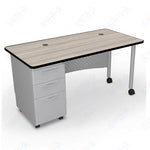 Mooreco 91776 Avid Modular Single Pedestal Desk 72