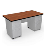 Mooreco 91778 Avid Modular Double Pedestal Desk 60