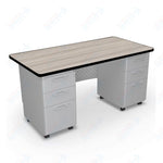 Mooreco 91778 Avid Modular Double Pedestal Desk 60