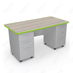 Mooreco 91778 Avid Modular Double Pedestal Desk 60