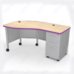 Mooreco 91785 Avid Modular Instructor Teacher's Desk 29.8