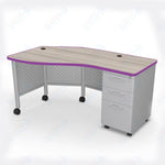 Mooreco 91785 Avid Modular Instructor Teacher's Desk 29.8