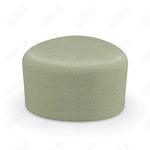 Mooreco Akt Soft Seating Lounge Small Ottoman - Grade 02 Fabric and Powder Coated Sled Legs - SchoolOutlet