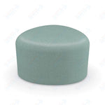 Mooreco Akt Soft Seating Lounge Small Ottoman - Grade 02 Fabric and Powder Coated Sled Legs - SchoolOutlet