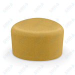 Mooreco Akt Soft Seating Lounge Small Ottoman - Grade 02 Fabric and Powder Coated Sled Legs - SchoolOutlet
