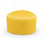 Mooreco Akt Soft Seating Lounge Small Ottoman - Grade 02 Fabric and Powder Coated Sled Legs - SchoolOutlet