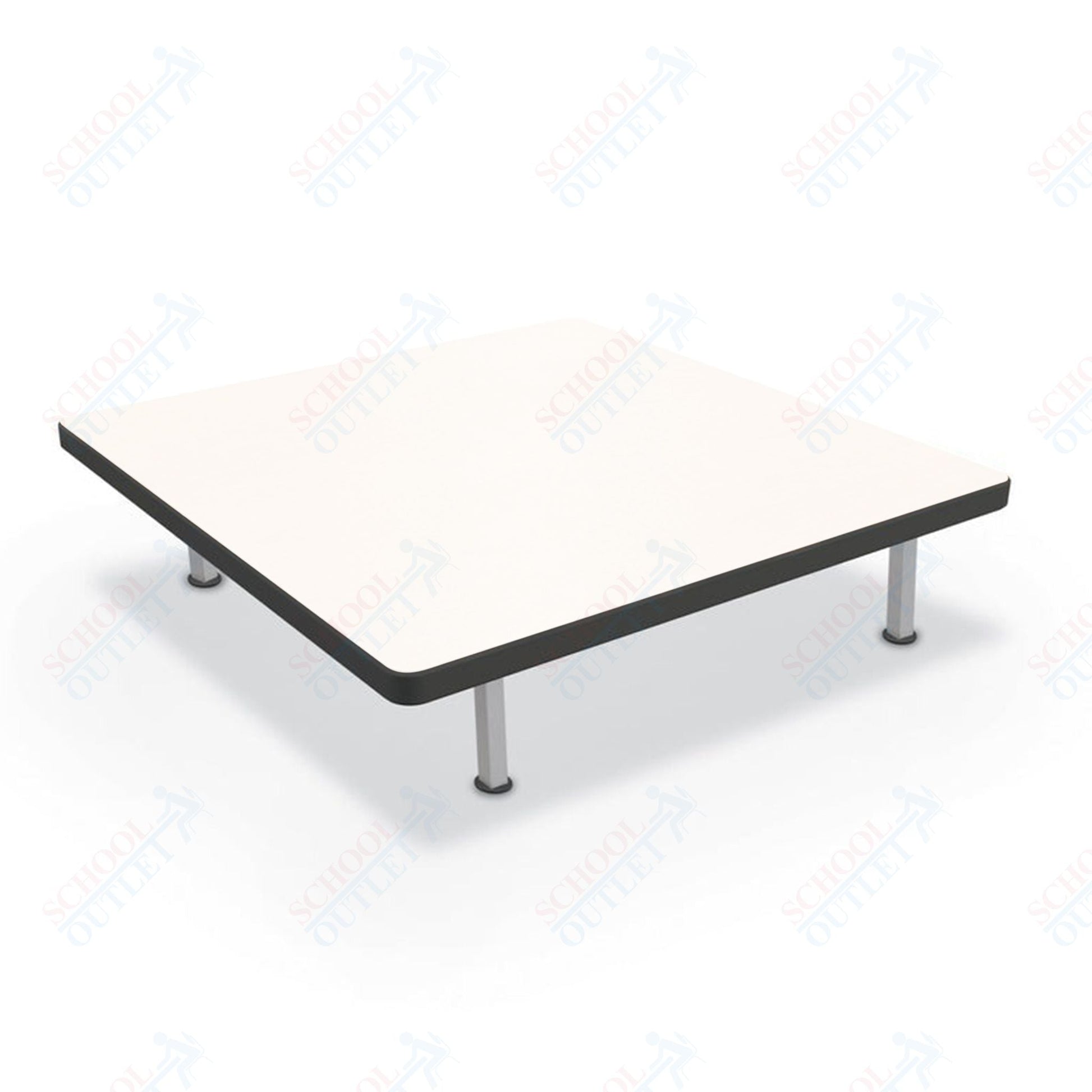 Mooreco Akt Lounge Single Seat Table - High - pressure Laminate (HPL) Top Surface - SchoolOutlet