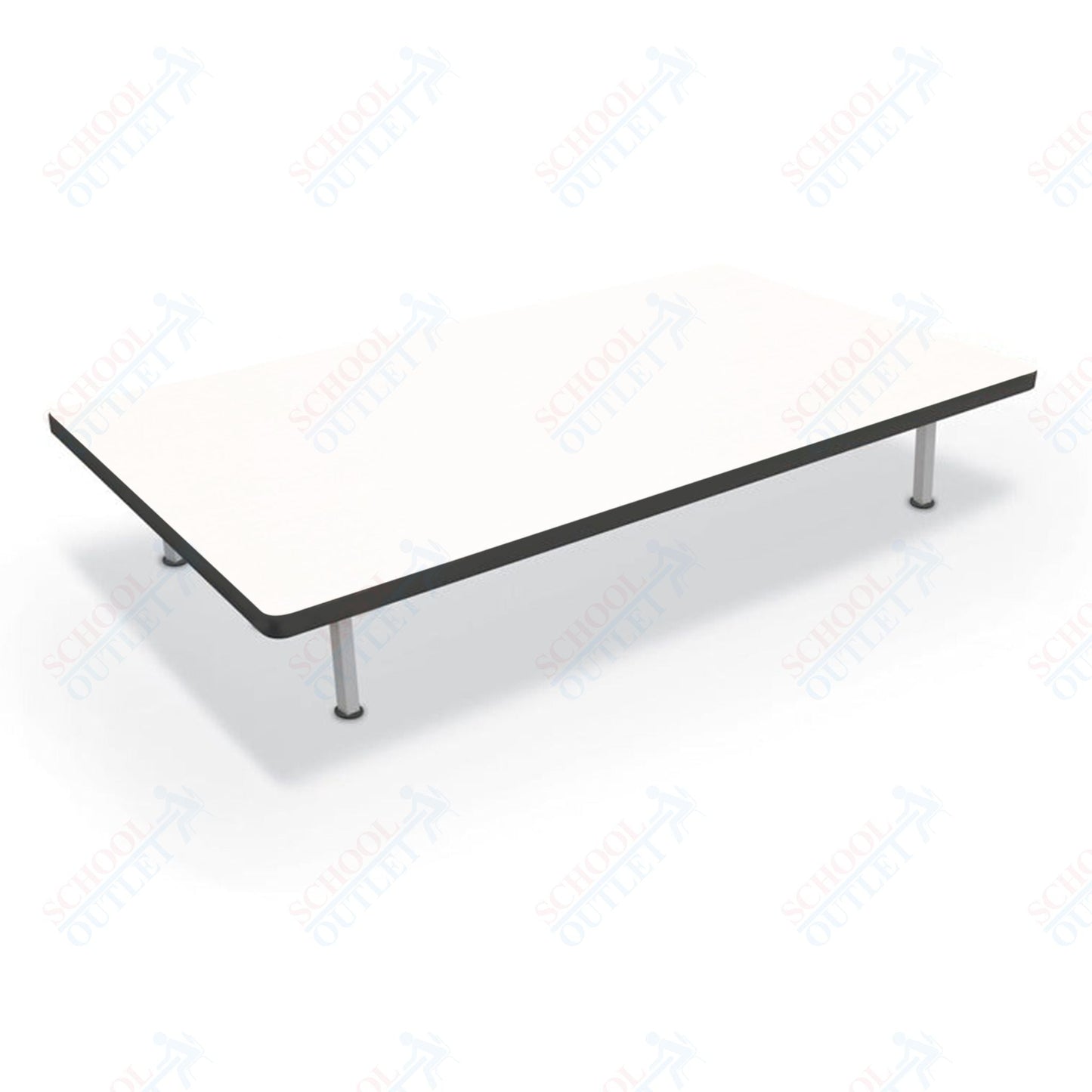 Mooreco Akt Lounge Loveseat Table - High - pressure Laminate (HPL) Top Surface - SchoolOutlet