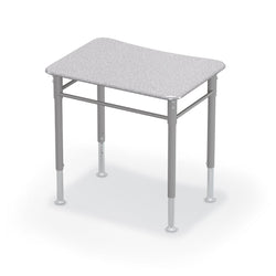 MooreCo (2-Pack) Astute Flex Hard Plastic Rectangle Student Desk 26"W x 20"D x 22"-33"H (MOR-AST-REC2620-NB)
