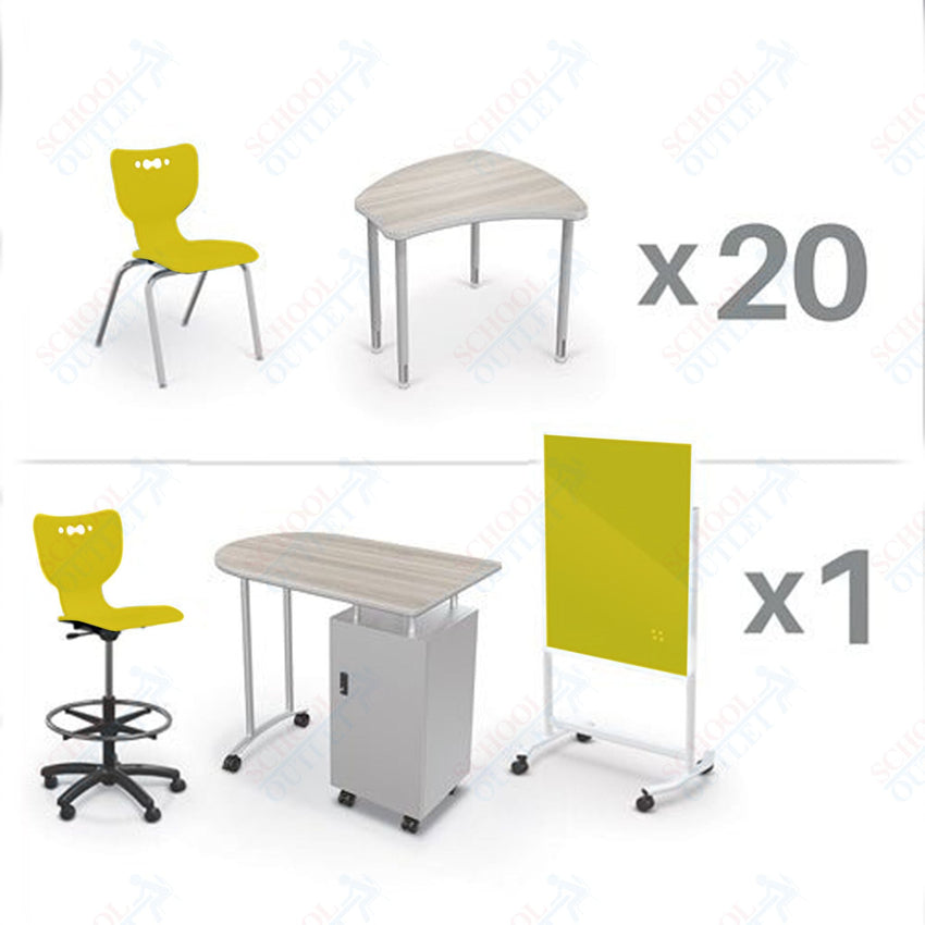 MooreCo Classroom Package Set (43 Items) Complete Classroom X Basic for 5th Grade - Adult, Ship in just 5 days! (MooreCo CRX - 20 - 8201 - XXXX) - SchoolOutlet